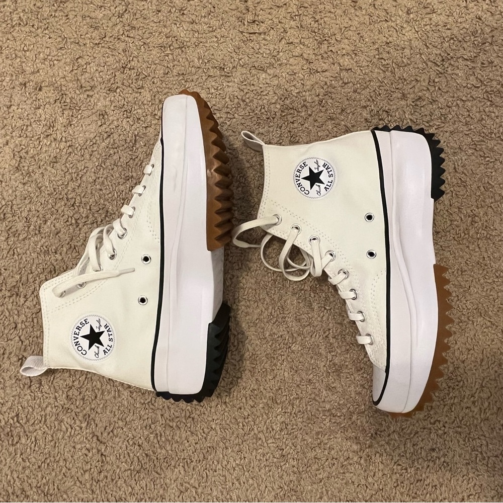 Converse run star hike high top platform sneaker boots | women’s 9.5 men’s 8